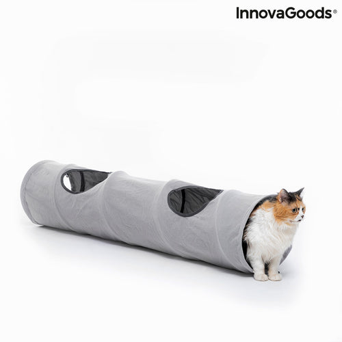 Collapsible Cat Play Tunnel — Foldable Indoor & Outdoor Cat Toy