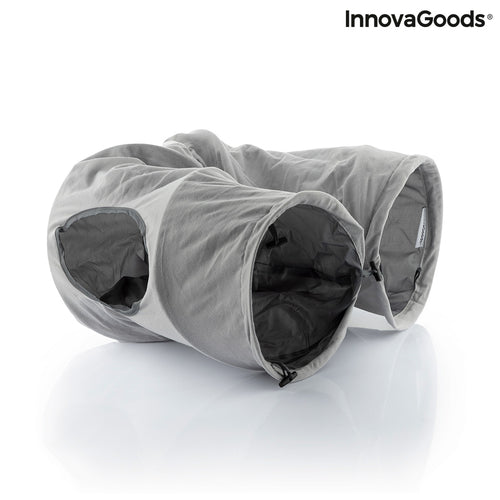 Collapsible Cat Play Tunnel — Foldable Indoor & Outdoor Cat Toy