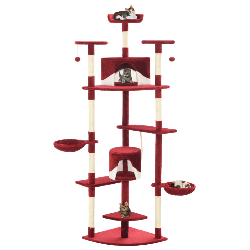 Cat Tree With Sisal Scratching Posts 203 Cm