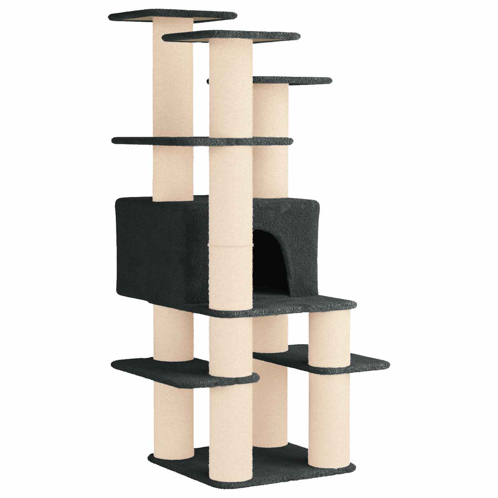 Cat Tree With Sisal Scratching Posts 161 Cm