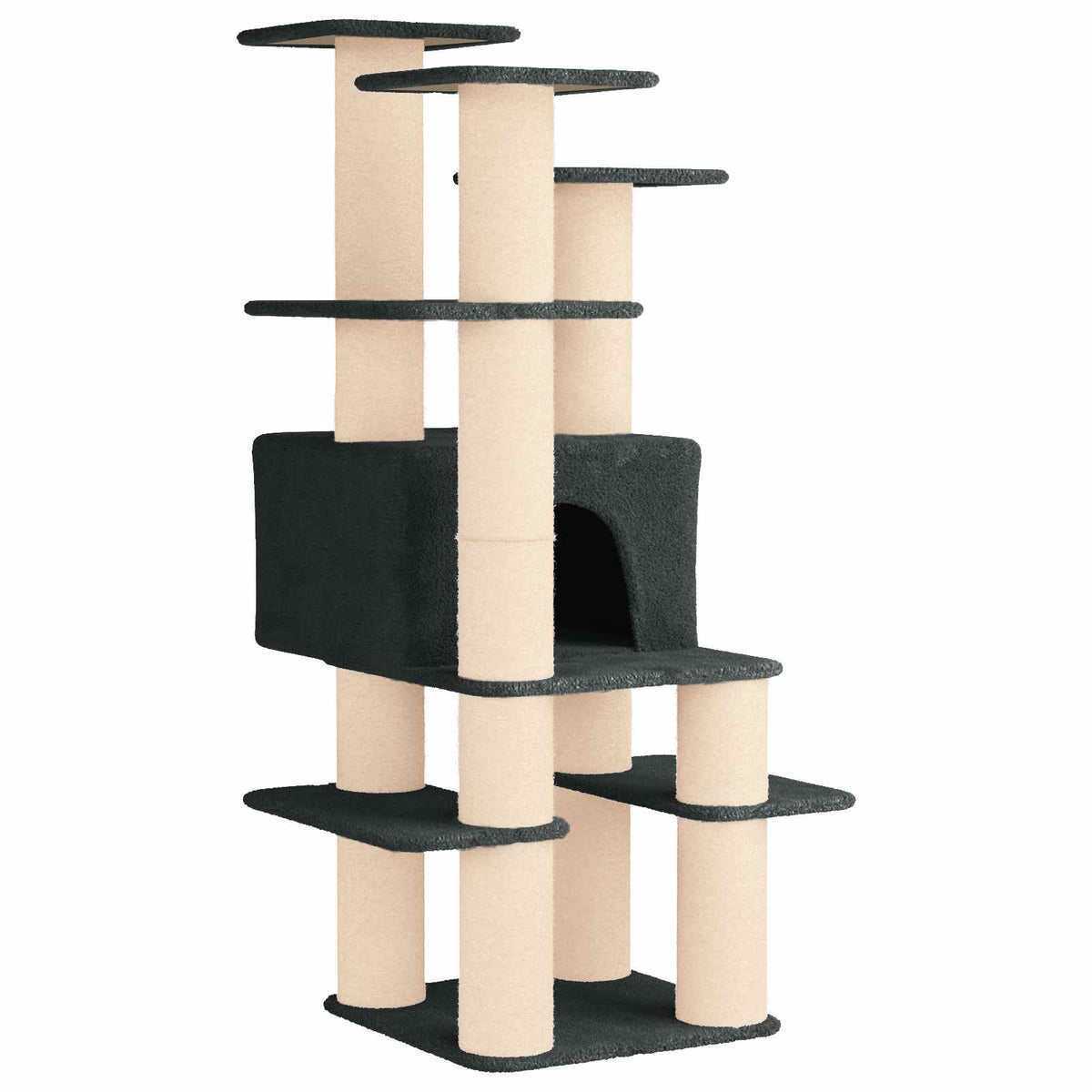 Cat Tree With Sisal Scratching Posts 161 Cm