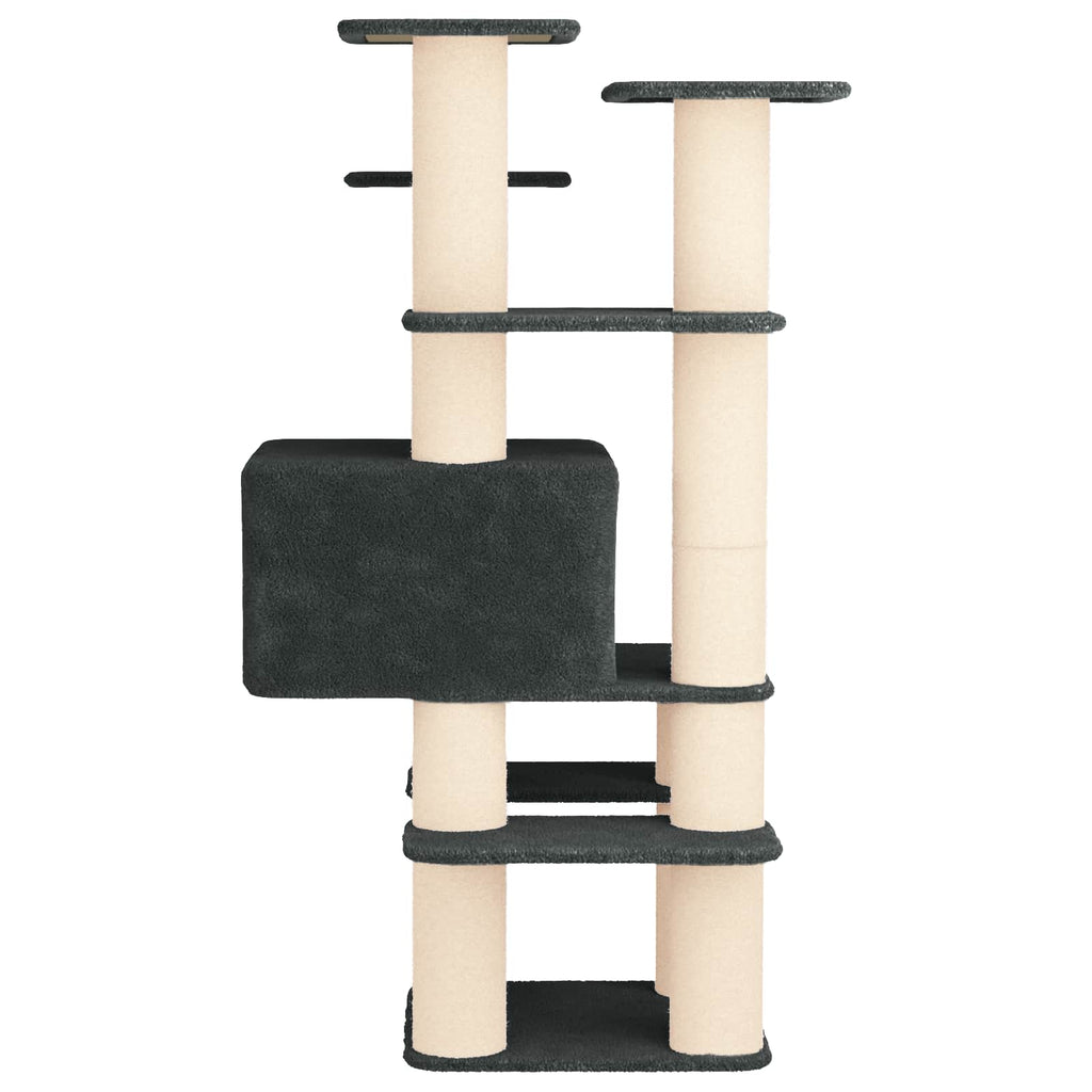 Cat Tree With Sisal Scratching Posts 161 Cm