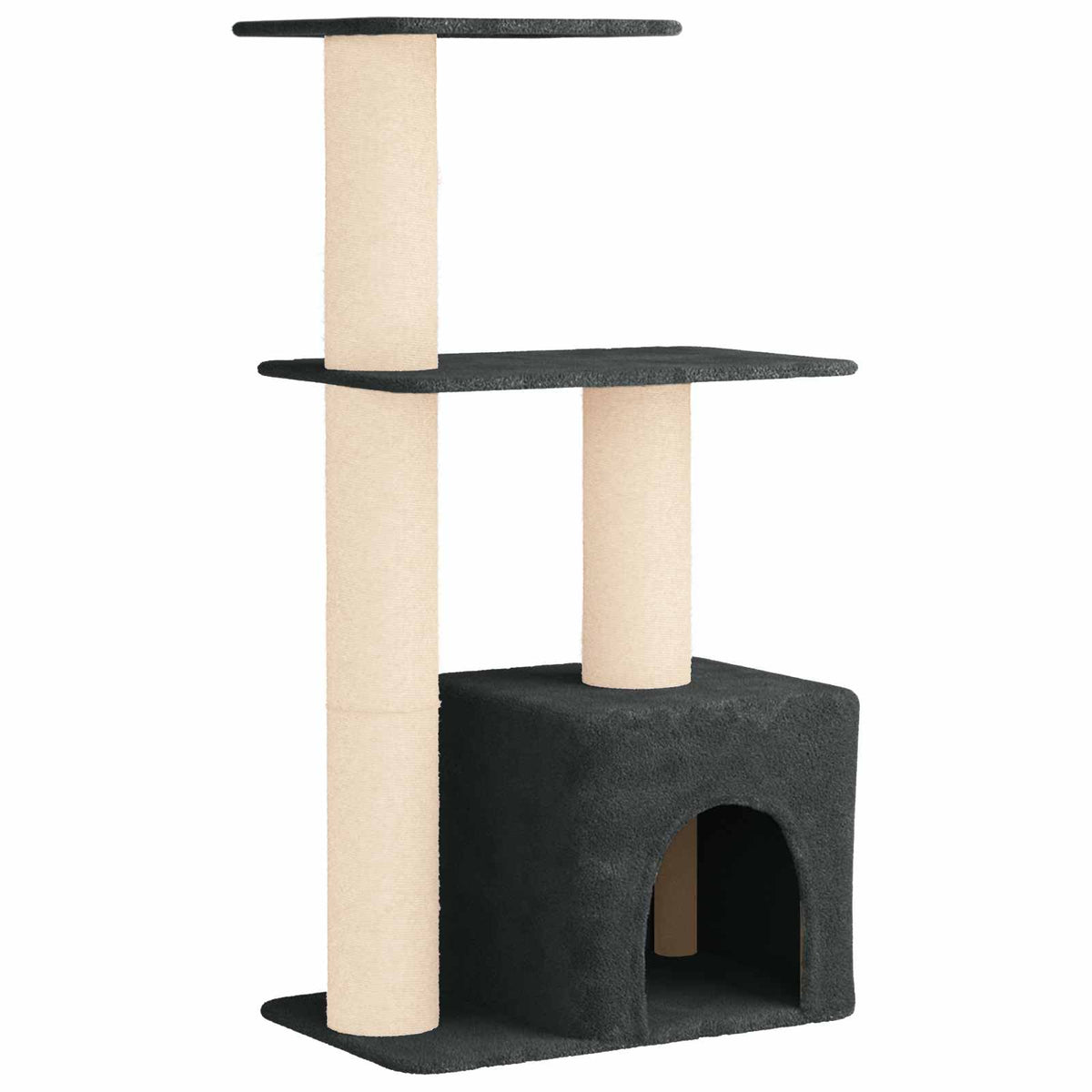 Cat Tree With Sisal Scratching Posts 133 Cm