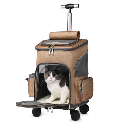 Premium Breathable Cat Backpack — Lightweight Travel Carrier for Cats & Small Dogs